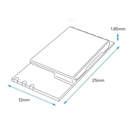 LM812 WiFi and Bluetooth Module Dimensions