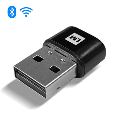 Inter-Tech DMG-07 Adaptador USB Wifi AC/Bluetooth 650 Mbit/s